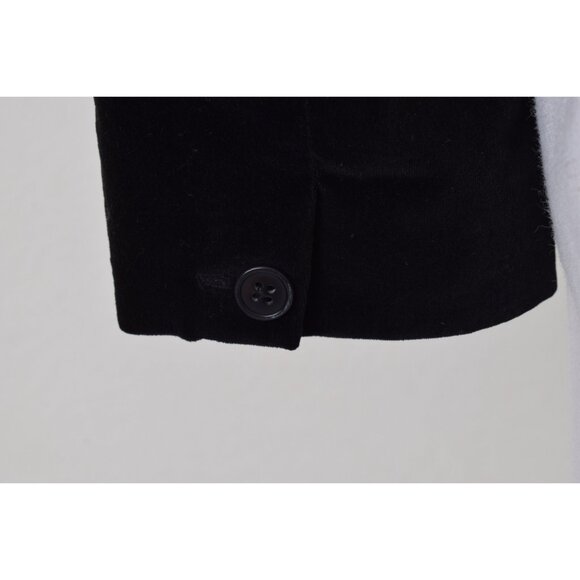 Vintage 90s Cotton Black Jacket| size 36 - Picture 9 of 10